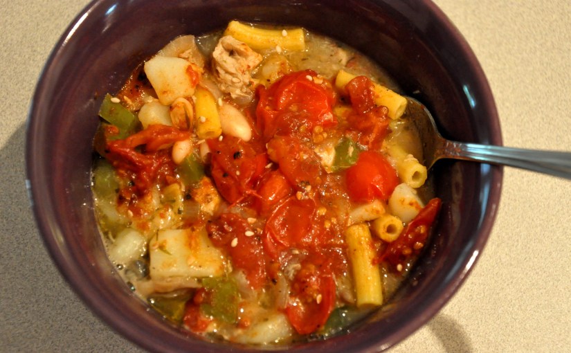 Salmon Fagioli w/ Sauteed Balsamic&nbsp;Tomatoes