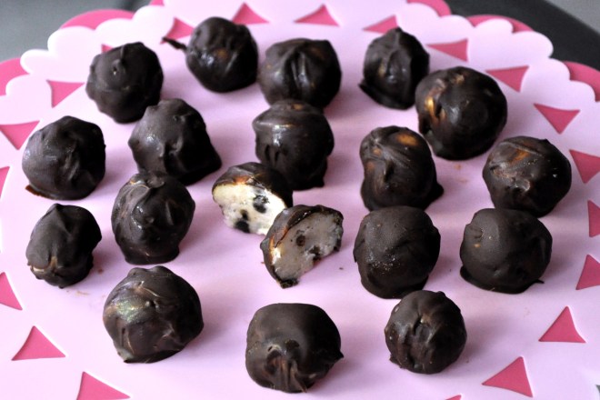 Chocolate Chip Cookie Dough Truffles
