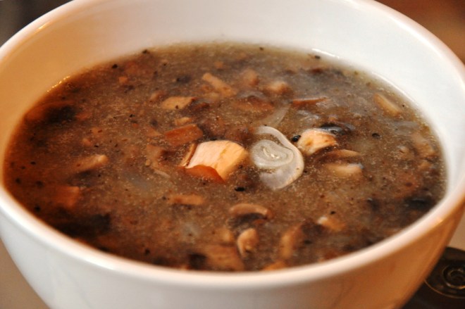 Creamless Mushroom Soup