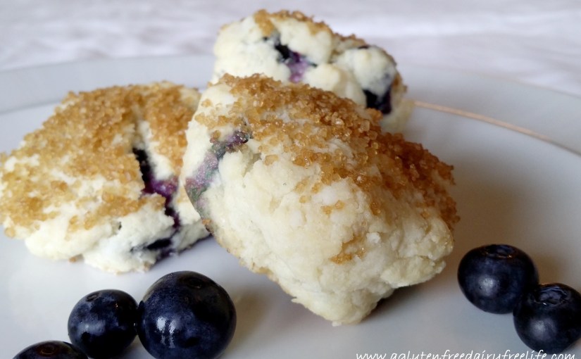 Vegan Blueberry Scones (Gluten-free, Egg-free, and&nbsp;Dairy-free)